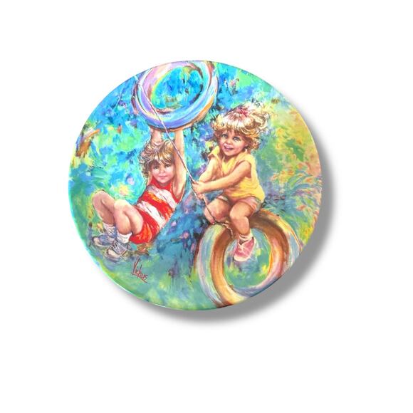 Riding High - 6th Issue My Memories Collection - Wedgwood Plate 1986 - Picture 1 of 3